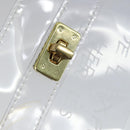 HERMES Vinyl Kelly Hand Bag Vinyl Clear Auth 164684-14
