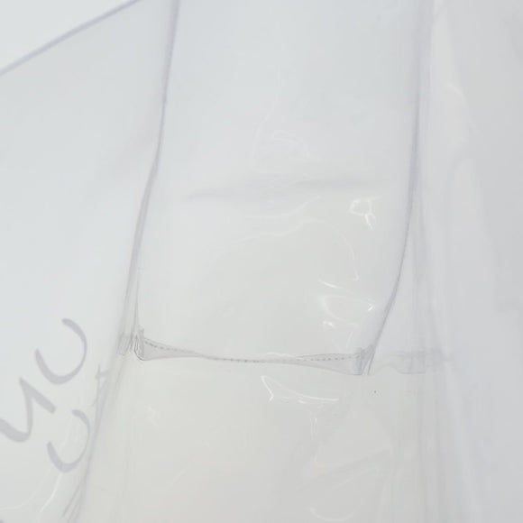 HERMES Vinyl Kelly Hand Bag Vinyl Clear Auth 164684