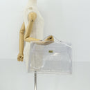HERMES Vinyl Kelly Hand Bag Vinyl Clear Auth 164684-18