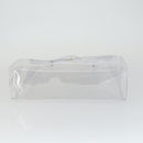 HERMES Vinyl Kelly Hand Bag Vinyl Clear Auth 164684-9