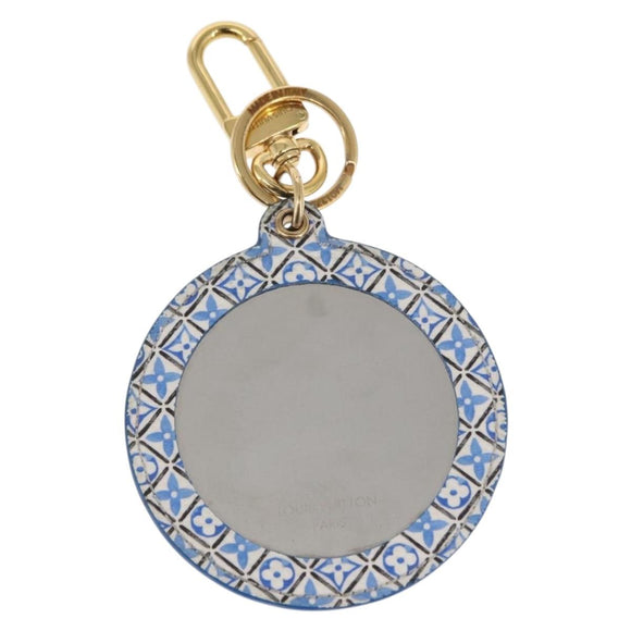 LOUIS VUITTON Monogram Watercolor Pocket Mirror Charm White M01375 Auth 164685M