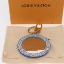 LOUIS VUITTON Monogram Watercolor Pocket Mirror Charm White M01375 Auth 164685M-9