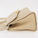 BALLY Hand Bag Leather 2way Ivory Gold Auth 164690-5