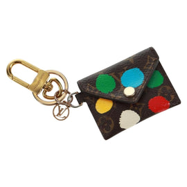 LOUIS VUITTON Yayoi Kusama Porte Cles Kirigami Painted Dots M01209 Auth 164694M