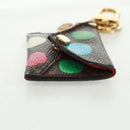 LOUIS VUITTON Yayoi Kusama Porte Cles Kirigami Painted Dots M01209 Auth 164694M-8