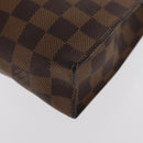 LOUIS VUITTON Damier Ebene Poche Toilette 26 Pouch N47543 LV Auth 164696-16