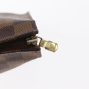 LOUIS VUITTON Damier Ebene Poche Toilette 26 Pouch N47543 LV Auth 164696-9