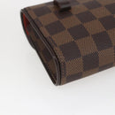 LOUIS VUITTON Damier Ebene Pochette Florentine Waist bag N51856 LV Auth 164702-11