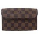 LOUIS VUITTON Damier Ebene Pochette Florentine Waist bag N51856 LV Auth 164702-2