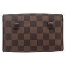 LOUIS VUITTON Damier Ebene Pochette Florentine Waist bag N51856 LV Auth 164702-3