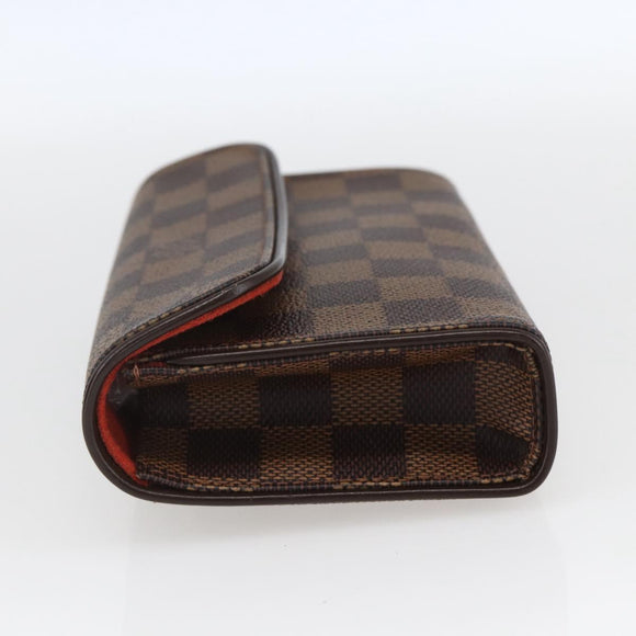 LOUIS VUITTON Damier Ebene Pochette Florentine Waist bag N51856 LV Auth 164702