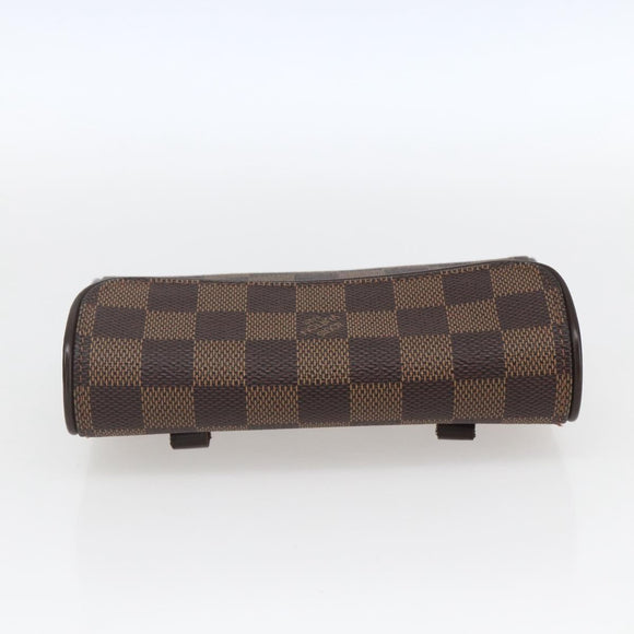 LOUIS VUITTON Damier Ebene Pochette Florentine Waist bag N51856 LV Auth 164702