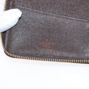 LOUIS VUITTON Damier Ebene Zippy Organizer Geldbörse N60003 LV Auth 164703V-19