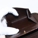 LOUIS VUITTON Damier Ebene Zippy Organizer Long Wallet N60003 LV Auth 164703V-21