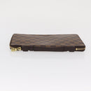 LOUIS VUITTON Damier Ebene Zippy Organizer Geldbörse N60003 LV Auth 164703V-4