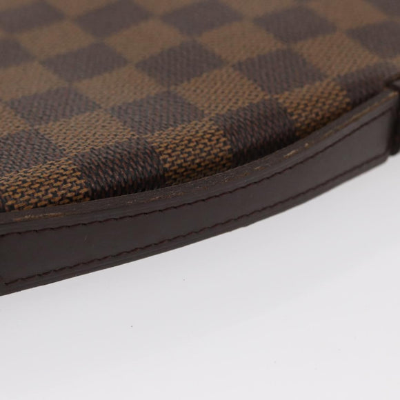 LOUIS VUITTON Damier Ebene Zippy Organizer Long Wallet N60003 LV Auth 164703V