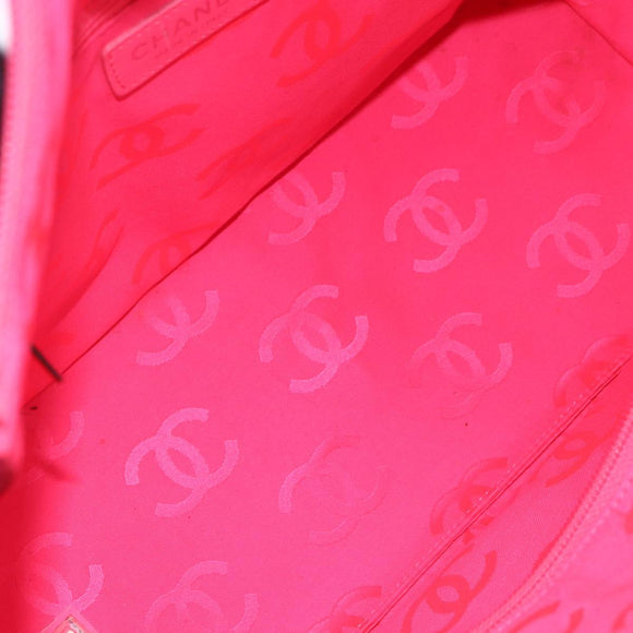 CHANEL Cambon Line Matelasse Tote Bag Leather Black Silver CC Auth 164709SM