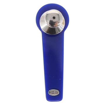 CHANEL COCO Mark Brooch plastic Blue CC Auth 164710SM - 0