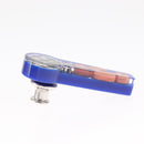 CHANEL COCO Mark Brooch plastic Blue CC Auth 164710SM-3