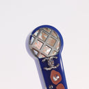 CHANEL COCO Mark Brooch plastic Blue CC Auth 164710SM-7