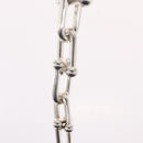 TIFFANY&Co. Hardware Graduated Link Pierce Ag925 Silver Auth 164712SM-12