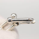 TIFFANY&Co. Hardware Graduated Link Pierce Ag925 Silver Auth 164712SM-14