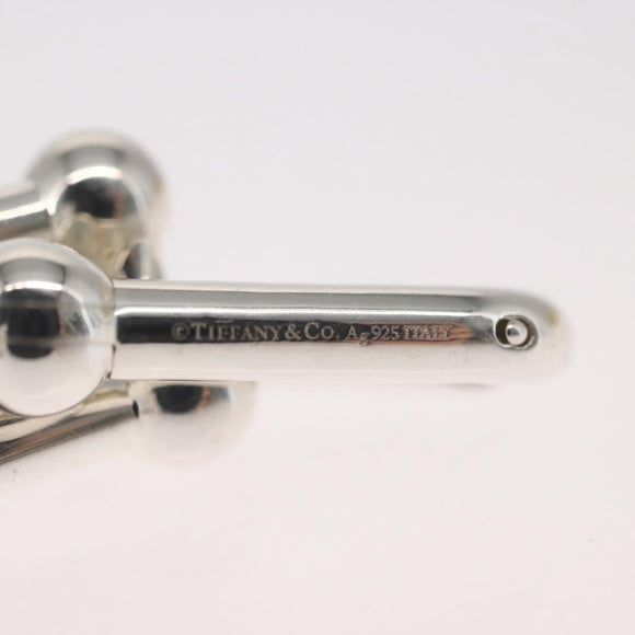 TIFFANY&Co. Hardware Graduated Link Pierce Ag925 Silver Auth 164712SM