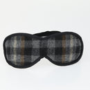 LOUIS VUITTON Travel Set Eye Mask Cushion Wool 3 Set Gray R99136 Auth 164714-2