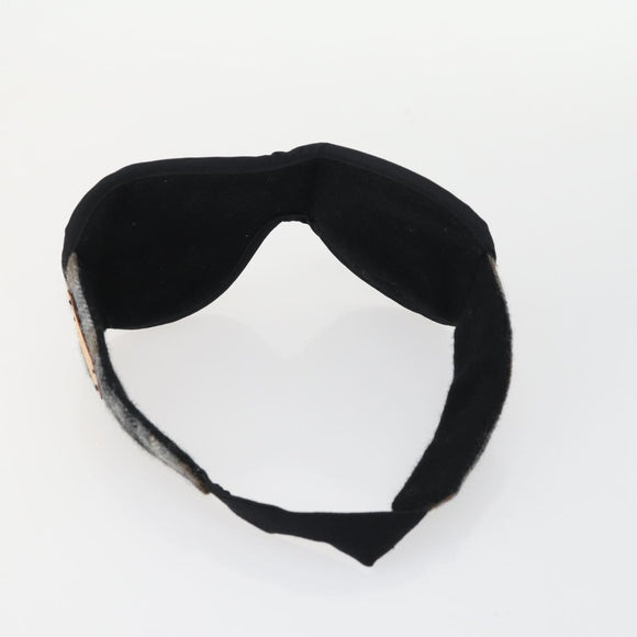 LOUIS VUITTON Travel Set Eye Mask Cushion Wool 3 Set Gray R99136 Auth 164714