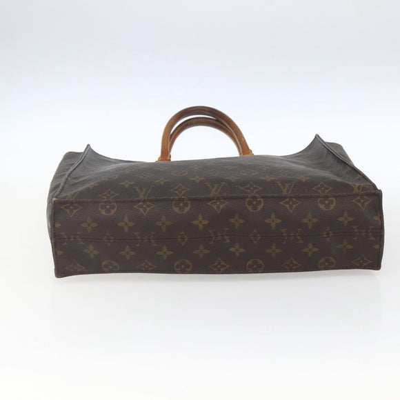 LOUIS VUITTON Monogram Sac Plat Hand Bag M51140 LV Auth 164715