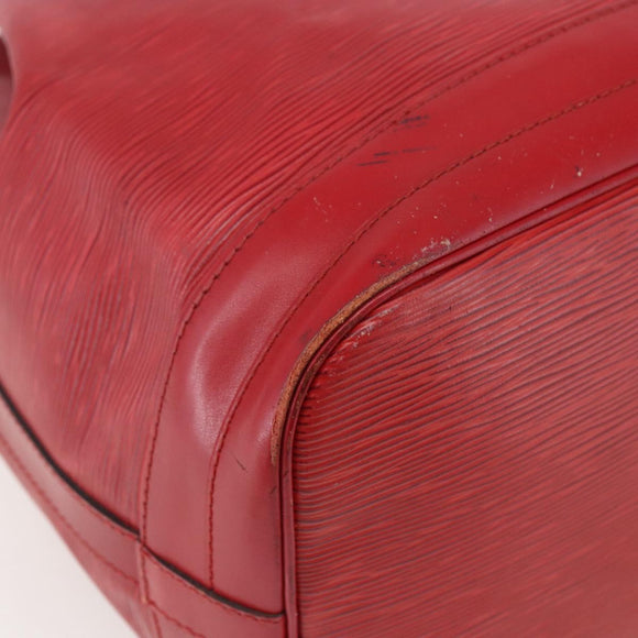 LOUIS VUITTON Epi Noe Schoudertas Rood M44007 LV Auth 164716