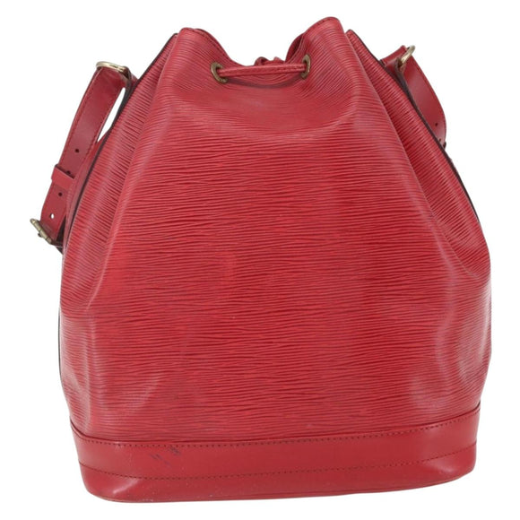 LOUIS VUITTON Epi Noe Schoudertas Rood M44007 LV Auth 164716