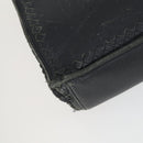 BOTTEGA VENETA INTRECCIATO Hand Bag Leather 2way Black Auth 164741-16