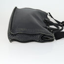 BOTTEGA VENETA INTRECCIATO Hand Bag Leather 2way Black Auth 164741-3