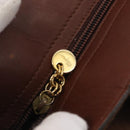 Salvatore Ferragamo Tote Bag Canvas Brown Gold Auth 164746-15