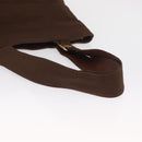 Salvatore Ferragamo Tote Bag Canvas Brown Gold Auth 164746-7