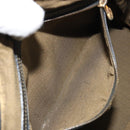 FENDI Zucca Canvas Hand Bag Black Brown Auth 164751-21