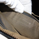 FENDI Zucca Canvas Hand Bag Black Brown Auth 164751-23