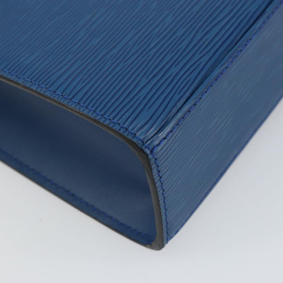 LOUIS VUITTON Epi Malesherbes Hand Bag Blue M52375 LV Auth 164754
