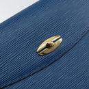 LOUIS VUITTON Epi Malesherbes Hand Bag Blue M52375 LV Auth 164754-19