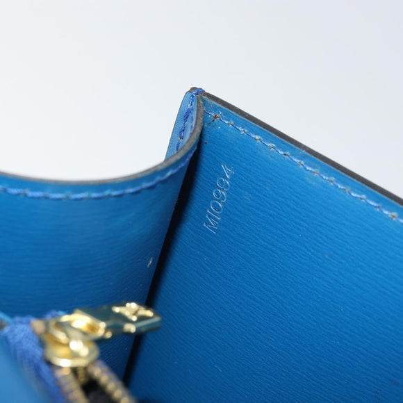 LOUIS VUITTON Epi Malesherbes Hand Bag Blue M52375 LV Auth 164754