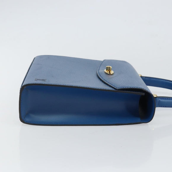 LOUIS VUITTON Epi Malesherbes Hand Bag Blue M52375 LV Auth 164754