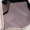 GUCCI GG Crystal Boston Bag Beige Gold 265697 Auth 164756-17