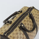 GUCCI GG Crystal Boston Bag Beige Gold 265697 Auth 164756-6
