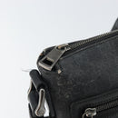 GUCCI GG Supreme Shoulder Bag PVC Black 387514 Auth 164758-15