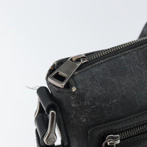 GUCCI GG Supreme Shoulder Bag PVC Black 387514 Auth 164758