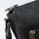 GUCCI GG Supreme Shoulder Bag PVC Black 387514 Auth 164758-16