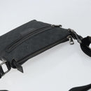 GUCCI GG Supreme Shoulder Bag PVC Black 387514 Auth 164758-6