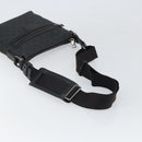 GUCCI GG Supreme Shoulder Bag PVC Black 387514 Auth 164758-7