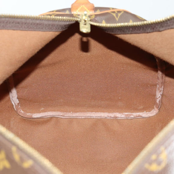 LOUIS VUITTON Monogram Keepall 55 Boston Bag M41424 LV Auth 164765
